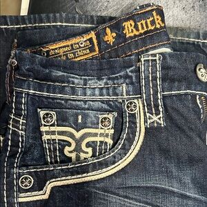Rock Revival Dark Blue Bootcut Jeans